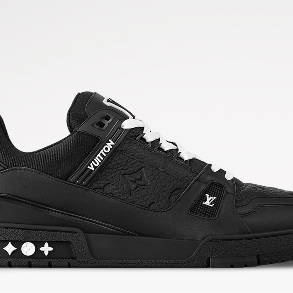 Louis Vuitton Black and White Men's Sneakers Trainer